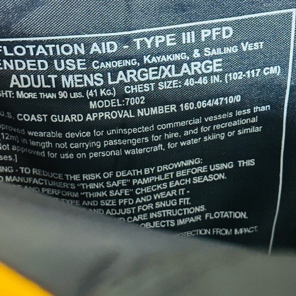 Men's Stohlquist Rocker Life Jacket PFD - Picture 6 of 6